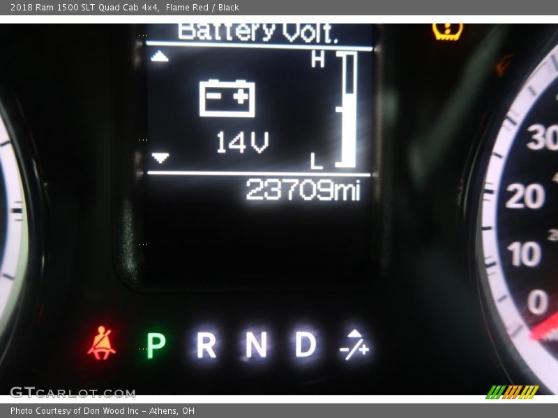 Flame Red / Black 2018 Ram 1500 SLT Quad Cab 4x4