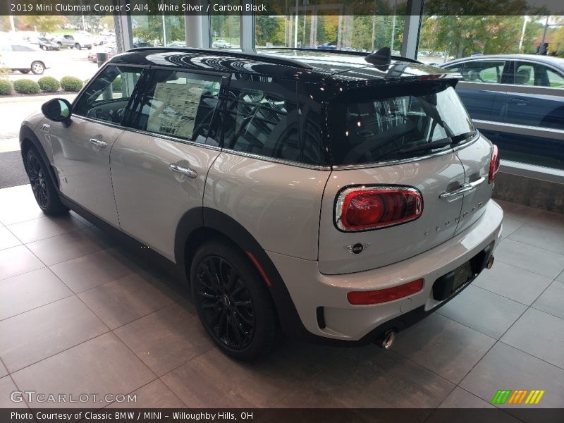 White Silver / Carbon Black 2019 Mini Clubman Cooper S All4