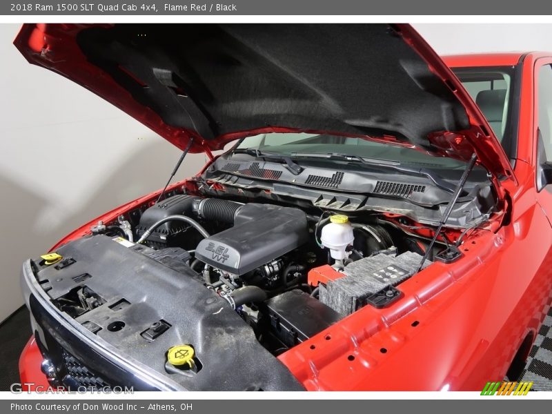 Flame Red / Black 2018 Ram 1500 SLT Quad Cab 4x4