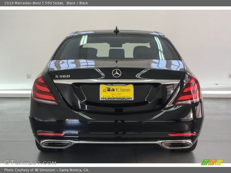 Black / Black 2019 Mercedes-Benz S 560 Sedan