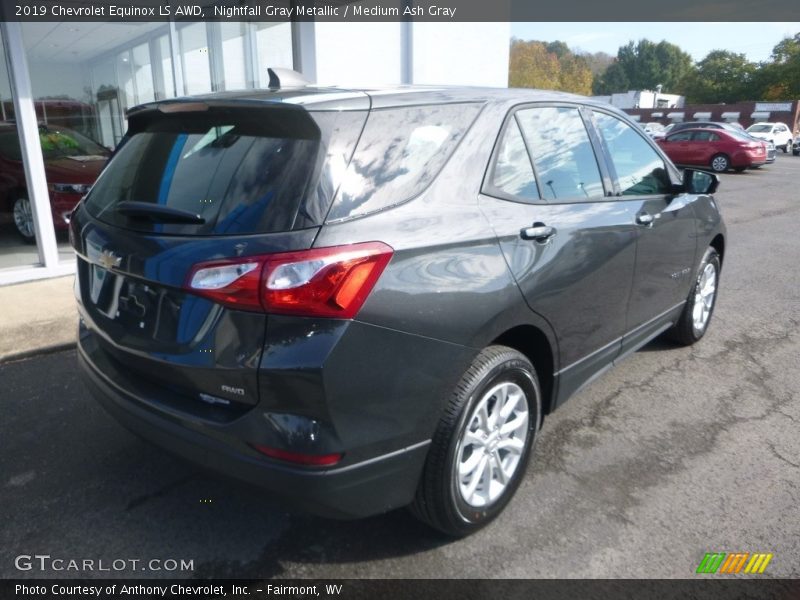 Nightfall Gray Metallic / Medium Ash Gray 2019 Chevrolet Equinox LS AWD