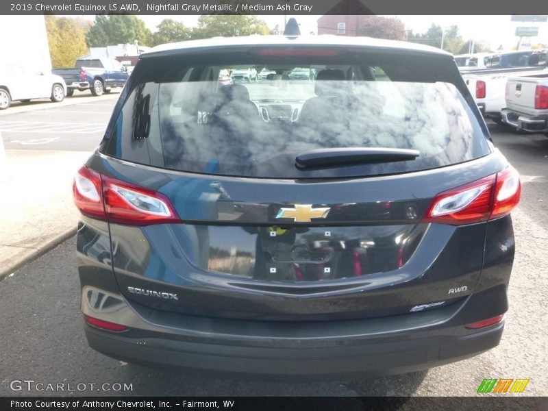 Nightfall Gray Metallic / Medium Ash Gray 2019 Chevrolet Equinox LS AWD