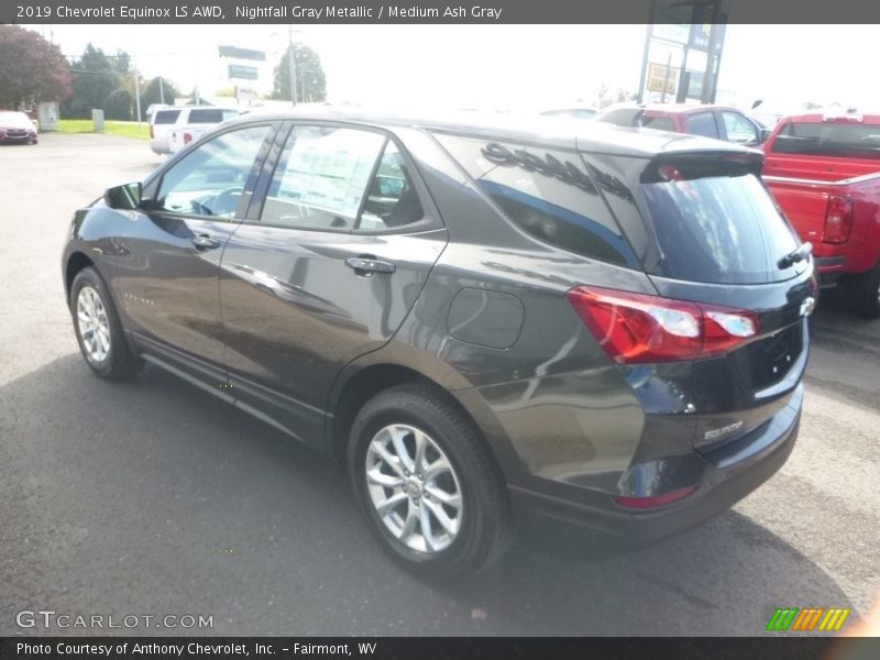 Nightfall Gray Metallic / Medium Ash Gray 2019 Chevrolet Equinox LS AWD