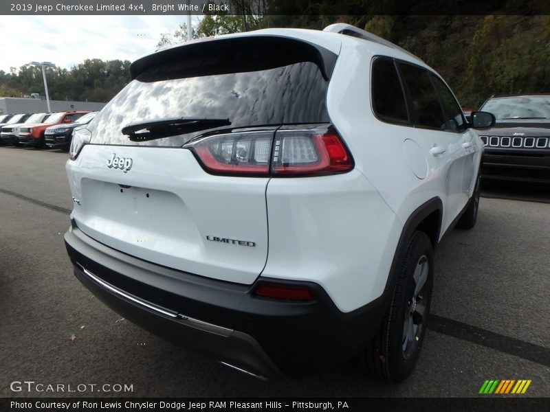 Bright White / Black 2019 Jeep Cherokee Limited 4x4