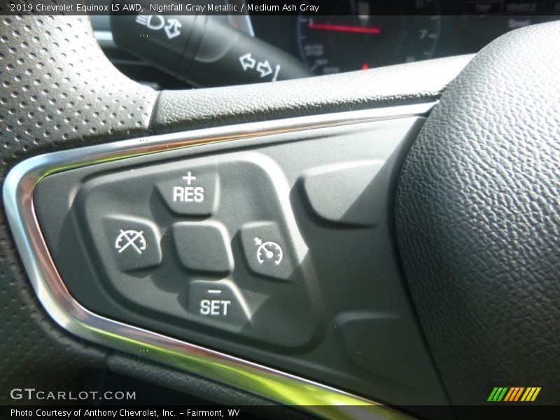 Nightfall Gray Metallic / Medium Ash Gray 2019 Chevrolet Equinox LS AWD