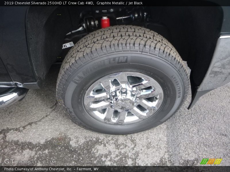 Graphite Metallic / Jet Black 2019 Chevrolet Silverado 2500HD LT Crew Cab 4WD