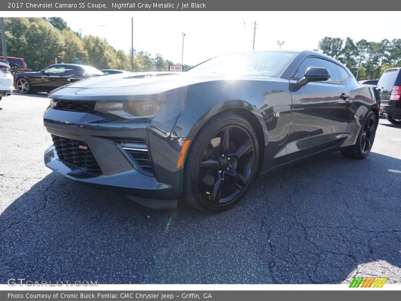 Nightfall Gray Metallic / Jet Black 2017 Chevrolet Camaro SS Coupe