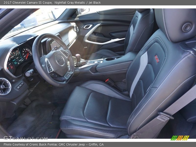 Nightfall Gray Metallic / Jet Black 2017 Chevrolet Camaro SS Coupe
