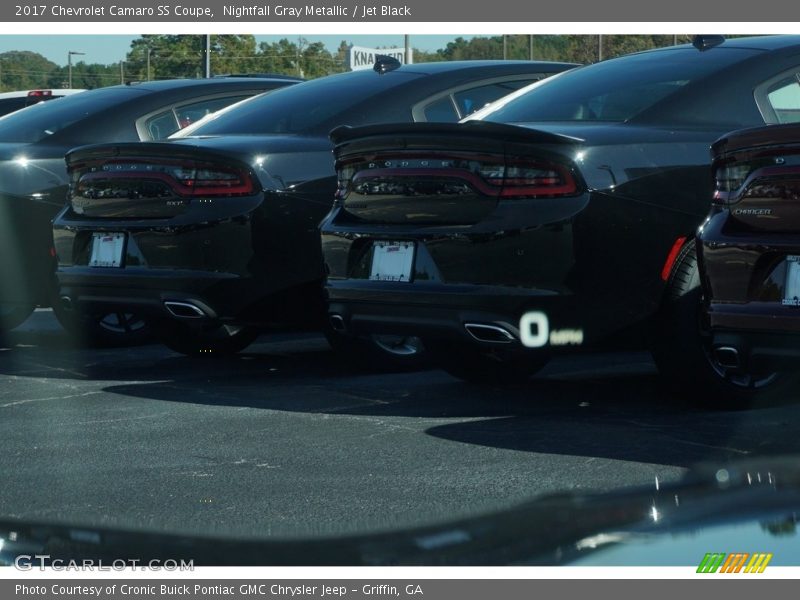 Nightfall Gray Metallic / Jet Black 2017 Chevrolet Camaro SS Coupe