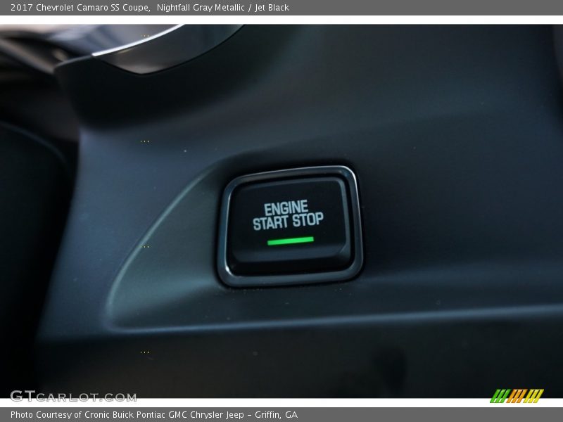 Nightfall Gray Metallic / Jet Black 2017 Chevrolet Camaro SS Coupe