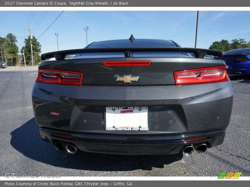 Nightfall Gray Metallic / Jet Black 2017 Chevrolet Camaro SS Coupe