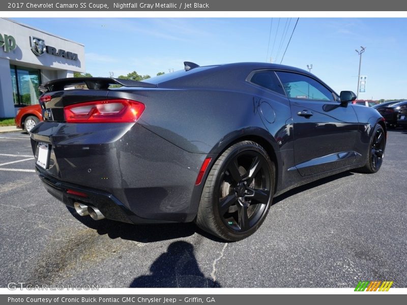 Nightfall Gray Metallic / Jet Black 2017 Chevrolet Camaro SS Coupe