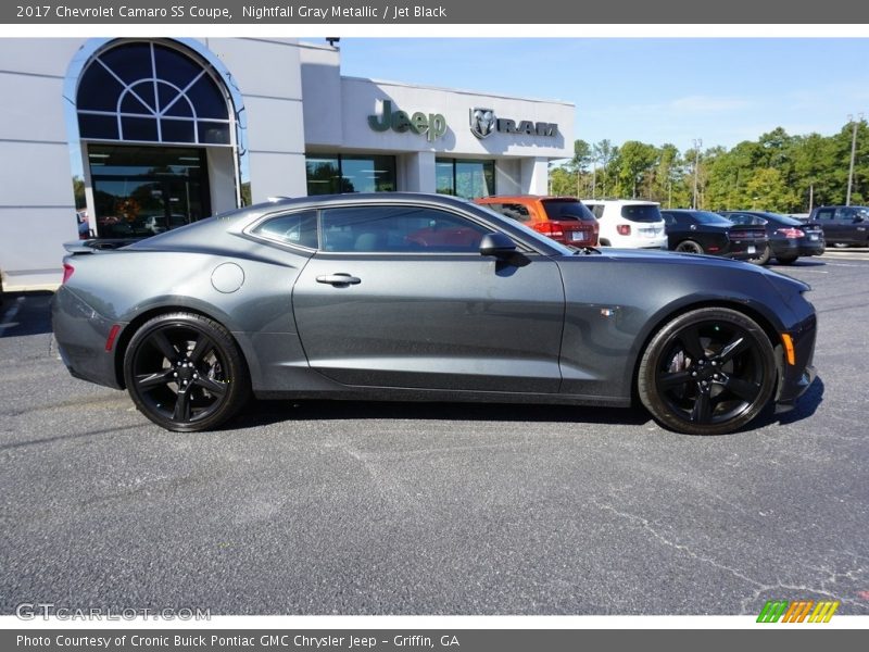 Nightfall Gray Metallic / Jet Black 2017 Chevrolet Camaro SS Coupe