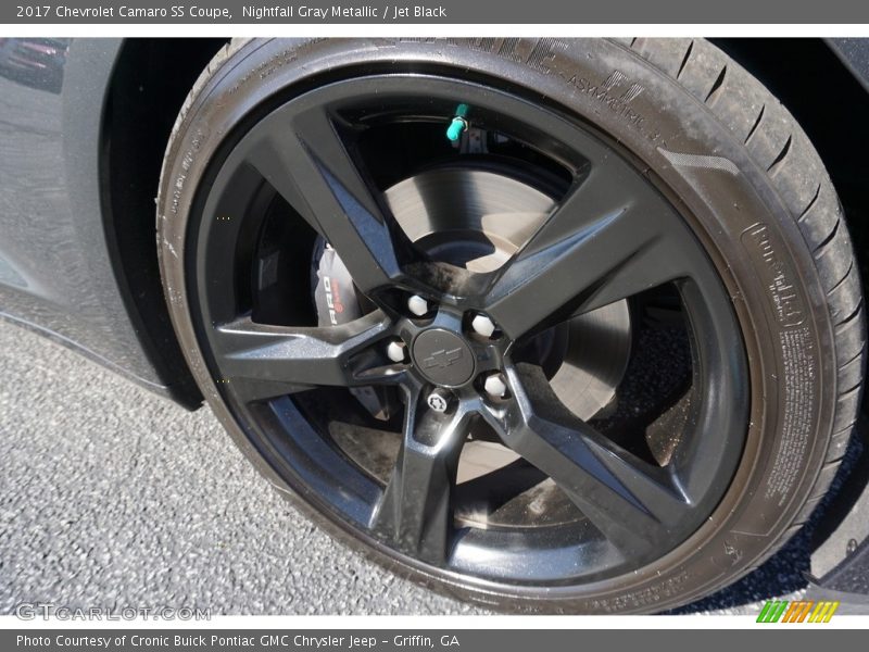 Nightfall Gray Metallic / Jet Black 2017 Chevrolet Camaro SS Coupe