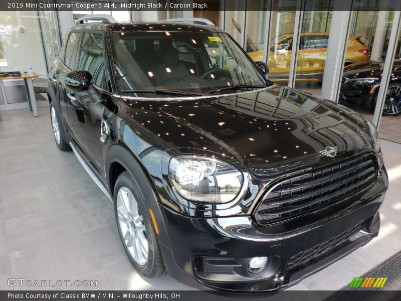 Midnight Black / Carbon Black 2019 Mini Countryman Cooper S All4