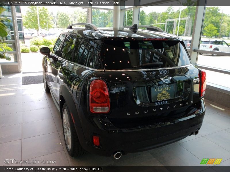Midnight Black / Carbon Black 2019 Mini Countryman Cooper S All4