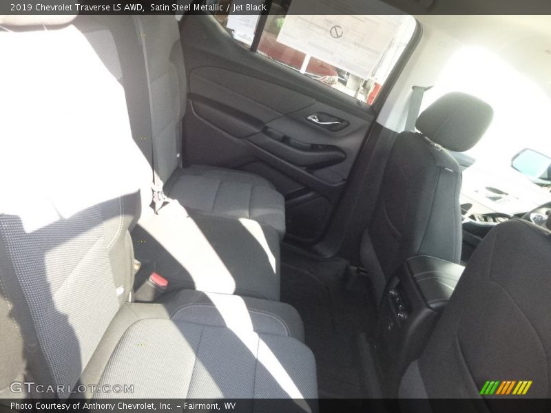 Satin Steel Metallic / Jet Black 2019 Chevrolet Traverse LS AWD