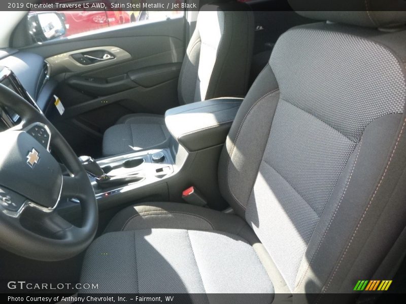 Satin Steel Metallic / Jet Black 2019 Chevrolet Traverse LS AWD