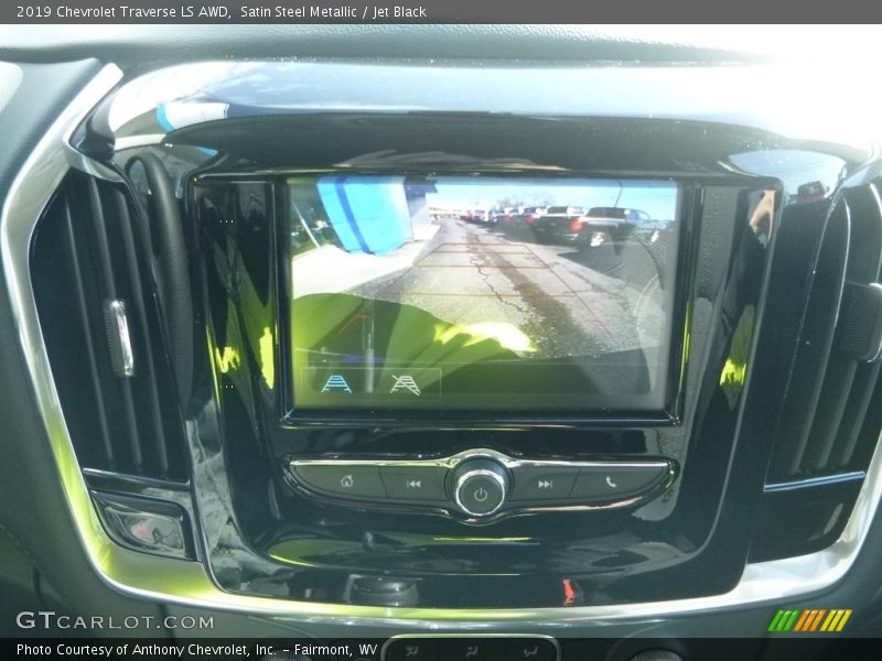 Satin Steel Metallic / Jet Black 2019 Chevrolet Traverse LS AWD