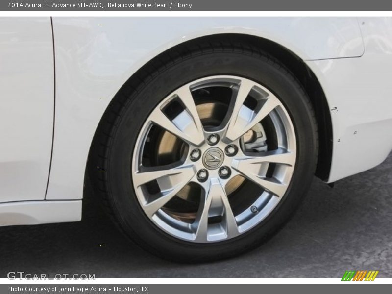 Bellanova White Pearl / Ebony 2014 Acura TL Advance SH-AWD