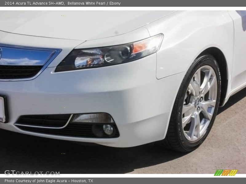 Bellanova White Pearl / Ebony 2014 Acura TL Advance SH-AWD