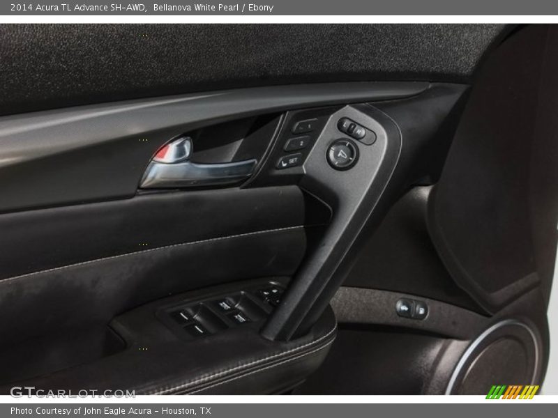 Bellanova White Pearl / Ebony 2014 Acura TL Advance SH-AWD