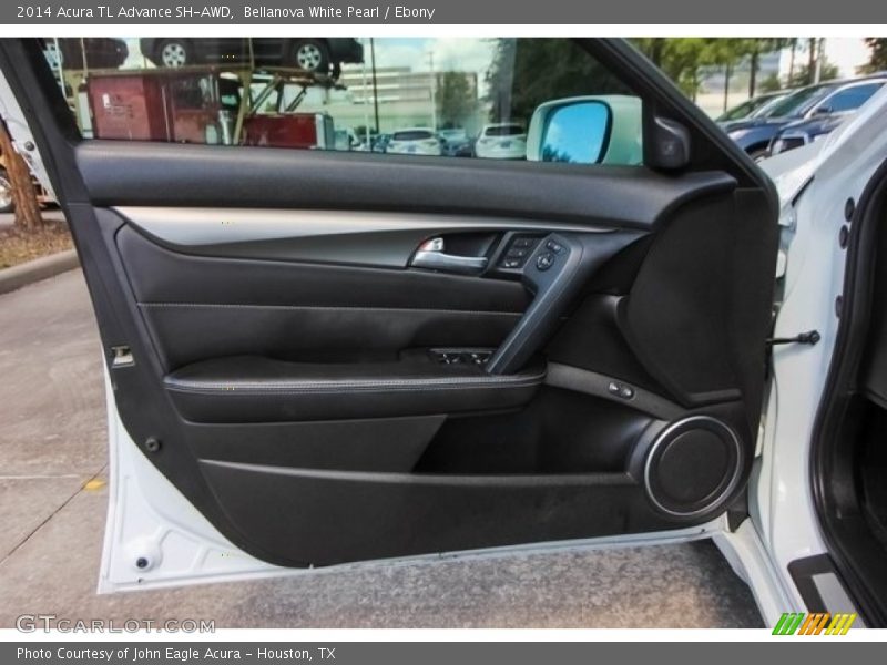 Bellanova White Pearl / Ebony 2014 Acura TL Advance SH-AWD