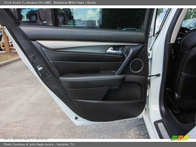 Bellanova White Pearl / Ebony 2014 Acura TL Advance SH-AWD