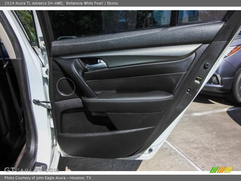 Bellanova White Pearl / Ebony 2014 Acura TL Advance SH-AWD