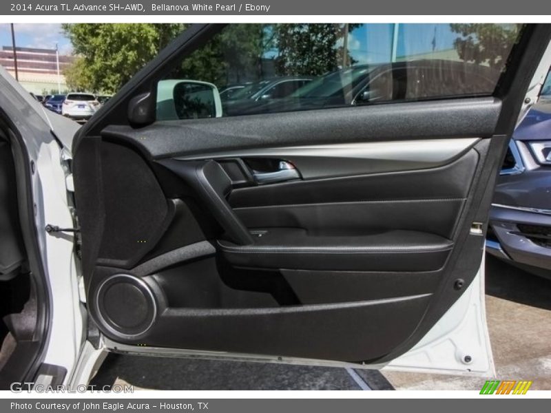 Bellanova White Pearl / Ebony 2014 Acura TL Advance SH-AWD