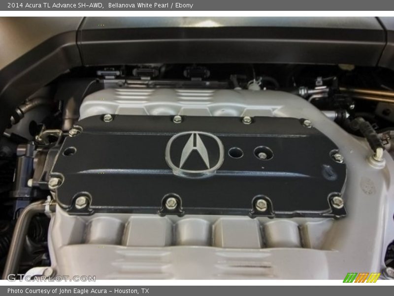 Bellanova White Pearl / Ebony 2014 Acura TL Advance SH-AWD