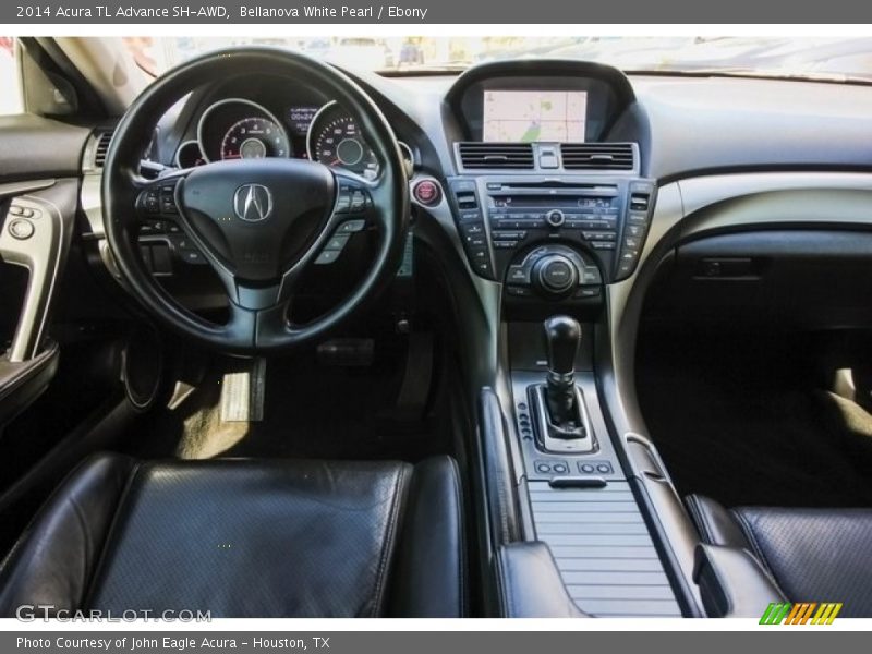 Bellanova White Pearl / Ebony 2014 Acura TL Advance SH-AWD