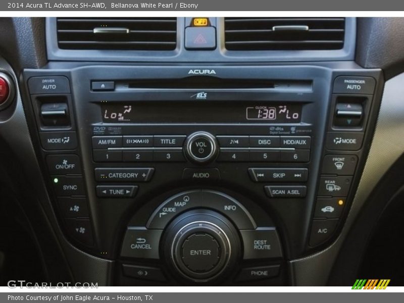 Bellanova White Pearl / Ebony 2014 Acura TL Advance SH-AWD