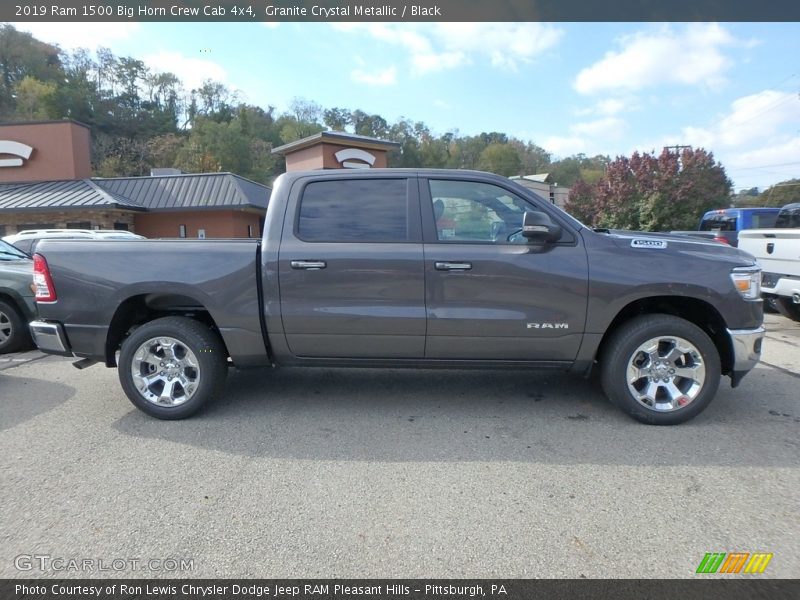 Granite Crystal Metallic / Black 2019 Ram 1500 Big Horn Crew Cab 4x4