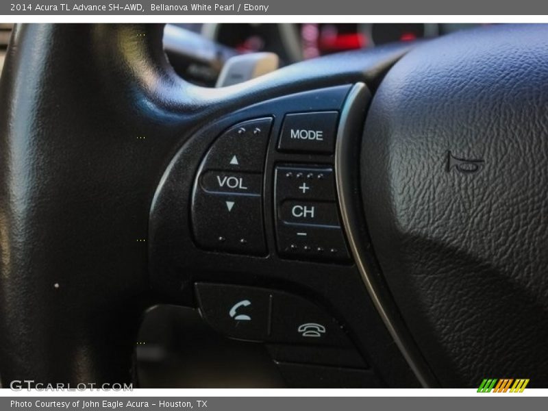 Bellanova White Pearl / Ebony 2014 Acura TL Advance SH-AWD