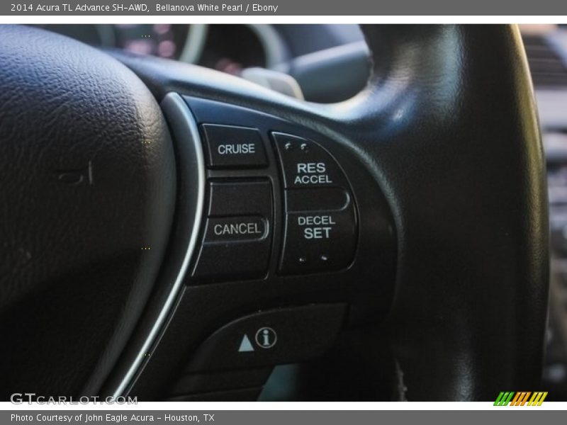 Bellanova White Pearl / Ebony 2014 Acura TL Advance SH-AWD