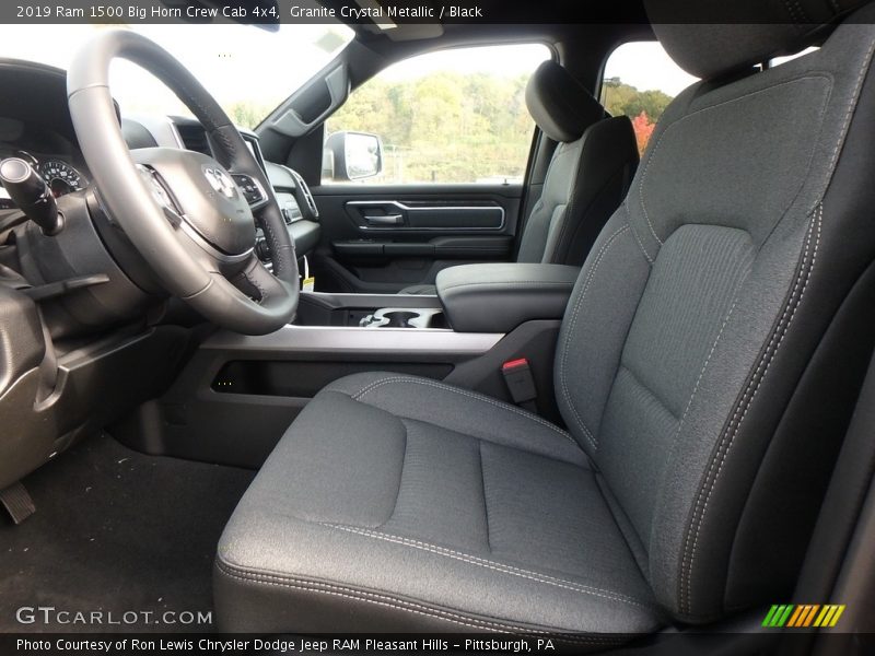 Front Seat of 2019 1500 Big Horn Crew Cab 4x4
