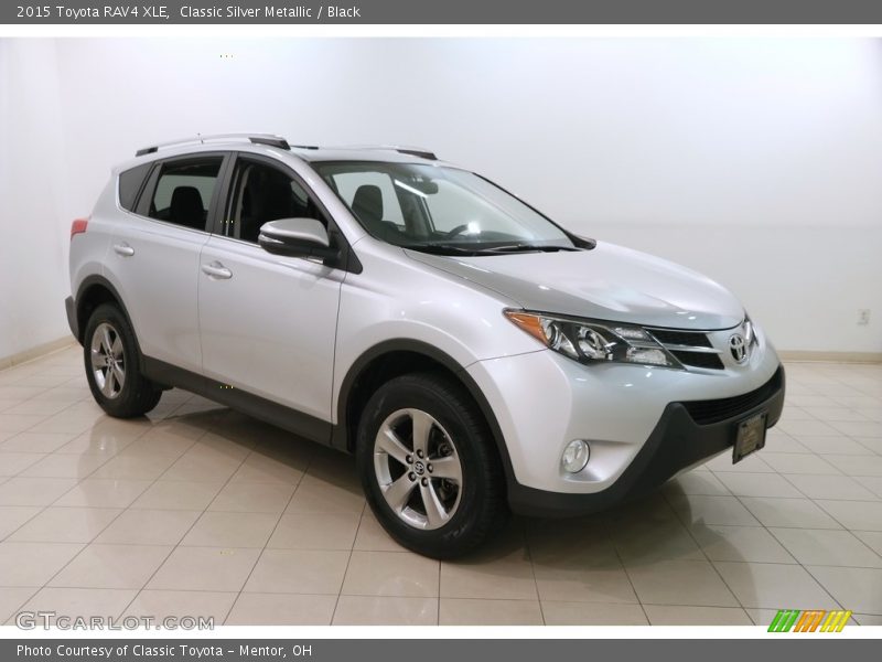 Classic Silver Metallic / Black 2015 Toyota RAV4 XLE