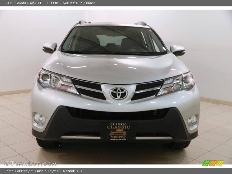 Classic Silver Metallic / Black 2015 Toyota RAV4 XLE