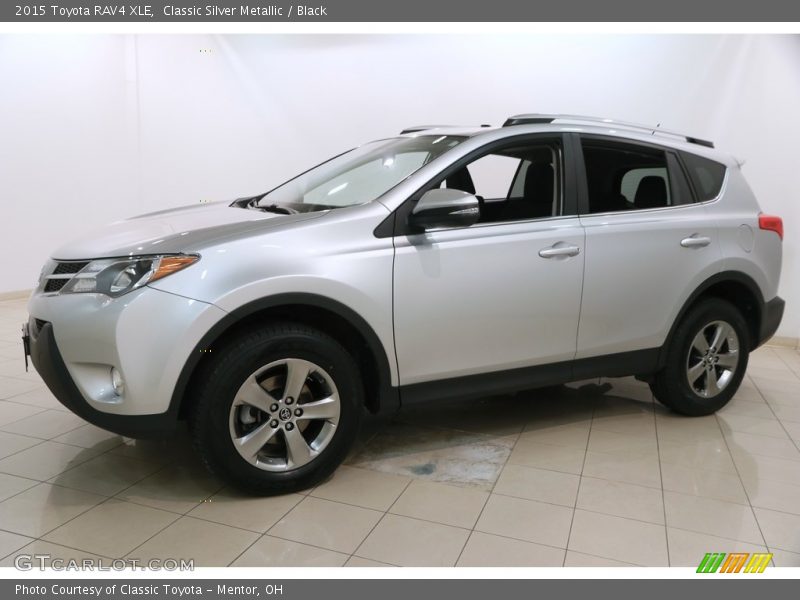 Classic Silver Metallic / Black 2015 Toyota RAV4 XLE