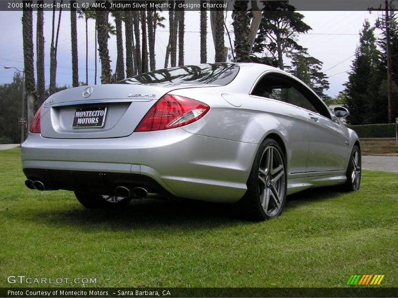 Iridium Silver Metallic / designo Charcoal 2008 Mercedes-Benz CL 63 AMG