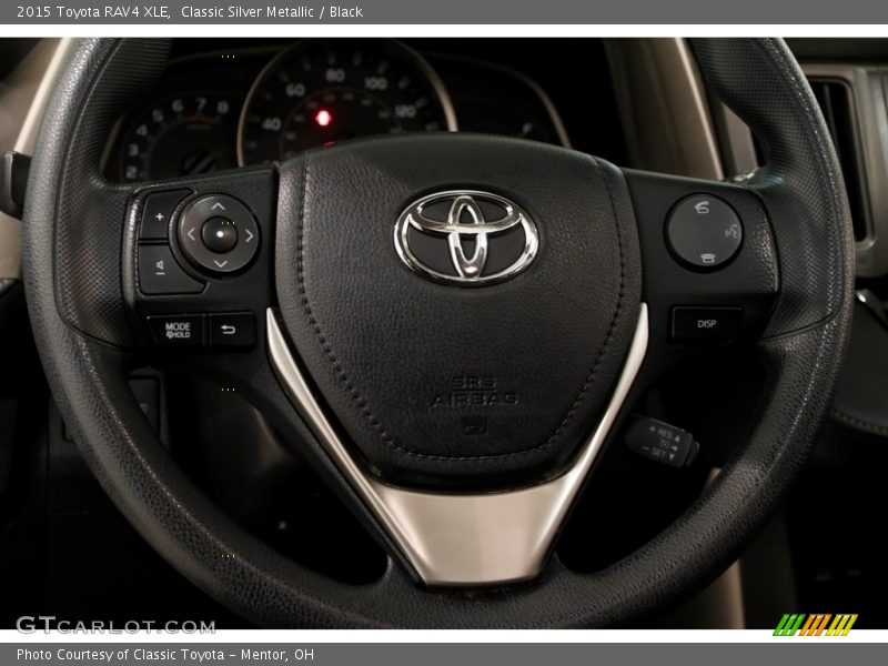 Classic Silver Metallic / Black 2015 Toyota RAV4 XLE