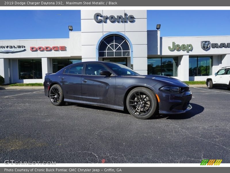 Maximum Steel Metallic / Black 2019 Dodge Charger Daytona 392