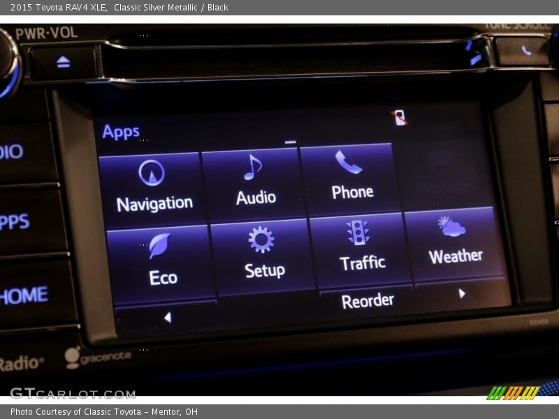 Classic Silver Metallic / Black 2015 Toyota RAV4 XLE