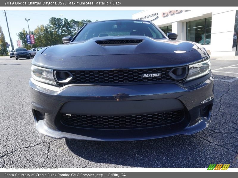 Maximum Steel Metallic / Black 2019 Dodge Charger Daytona 392