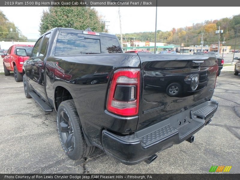 Diamond Black Crystal Pearl / Black 2019 Ram 1500 Big Horn Black Quad Cab 4x4