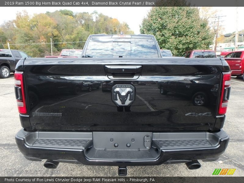 Diamond Black Crystal Pearl / Black 2019 Ram 1500 Big Horn Black Quad Cab 4x4