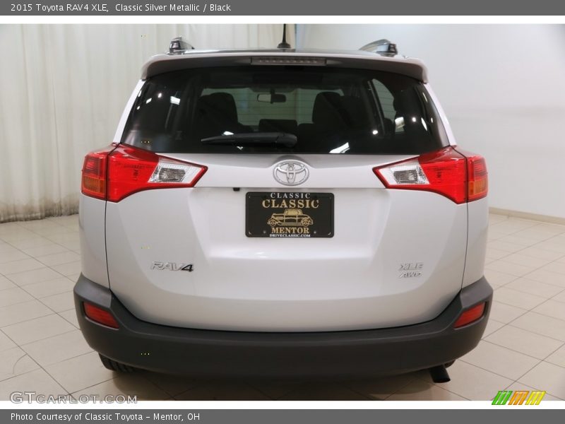 Classic Silver Metallic / Black 2015 Toyota RAV4 XLE