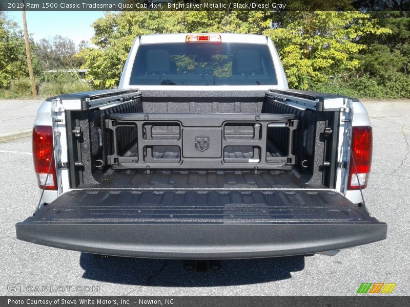 Bright Silver Metallic / Black/Diesel Gray 2019 Ram 1500 Classic Tradesman Quad Cab 4x4
