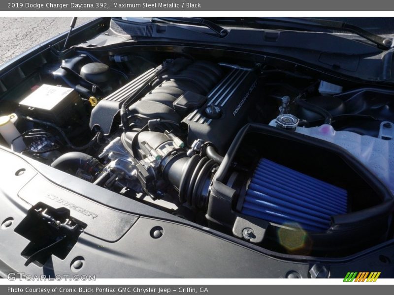 Maximum Steel Metallic / Black 2019 Dodge Charger Daytona 392